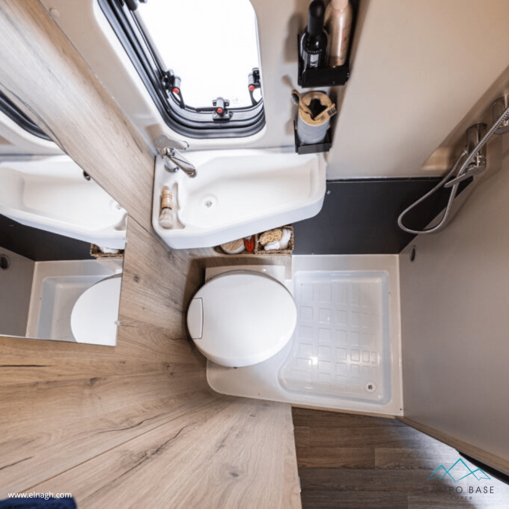 Baño en la camper